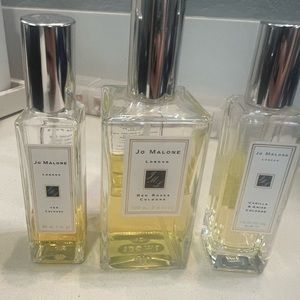 Three Jo Malone colognes